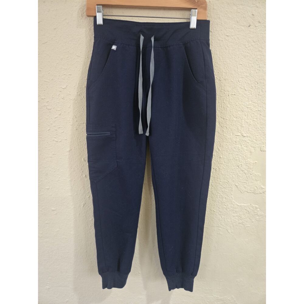 FIGS Technical Collection Zamora Joggers Womens Scrub Pants, Navy Blue, Size XS